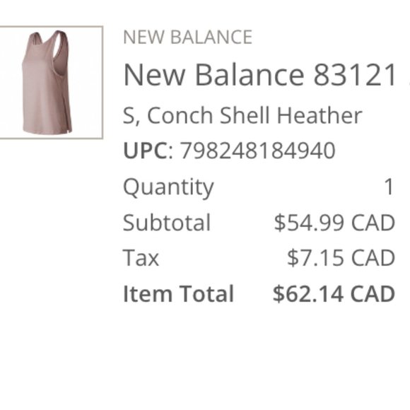 NEW BALANCE | Women's Transform Two Way Tank in Blue S - Picture 3 of 8